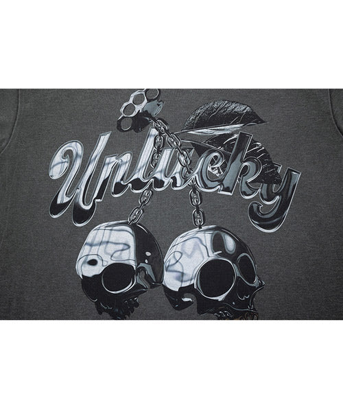 スカルプリントTシャツ / 15812