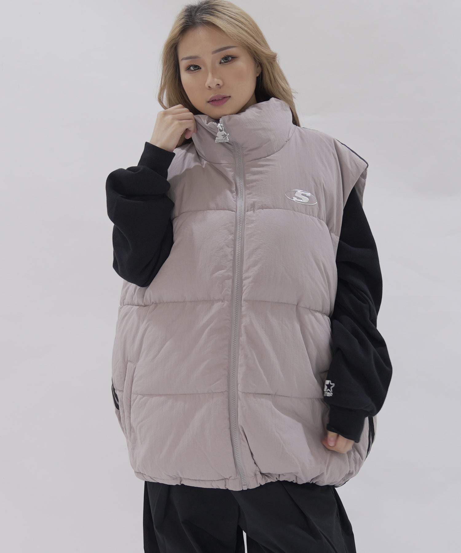 STARTER BLACK LABEL サイドラインスタンドネックナイロン STARTER BLACK LABEL サイドラインスタンドネックナイロン