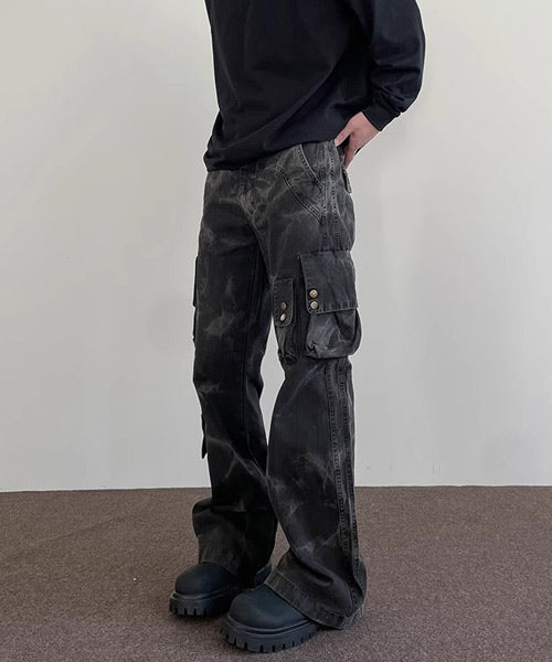カーゴフレアデニムパンツ / 15983
