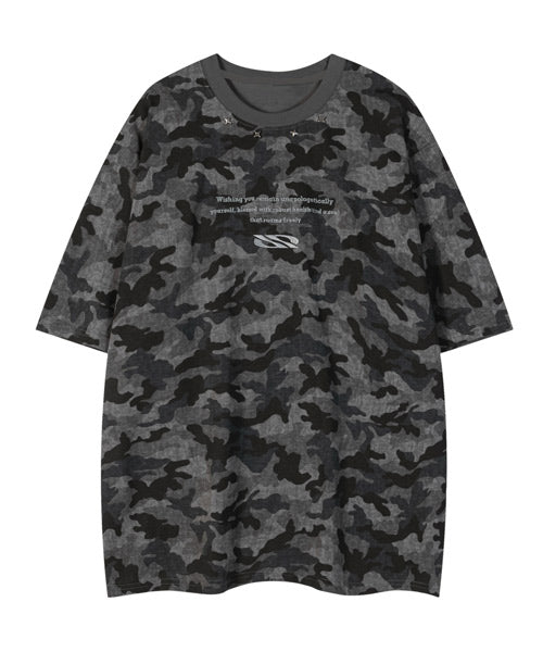 カモフラージュ柄Tシャツ / 15811