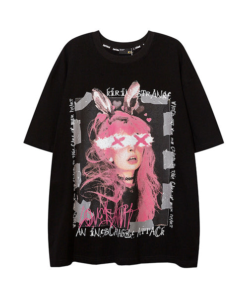 バニーガールプリントTシャツ / 15948