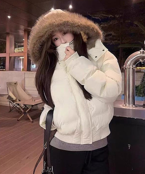 ファーフードダウンジャケット / 15339