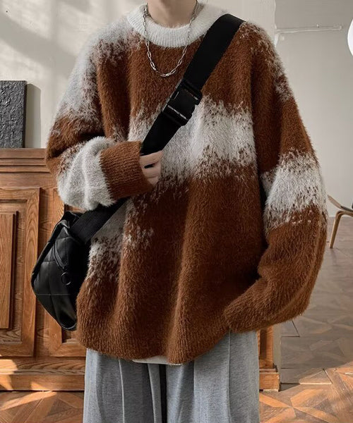 アブストラクト柄ニット / 15265