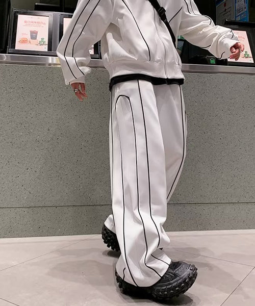 パイピングトラックジャケット＆パンツ セットアップ / 15546