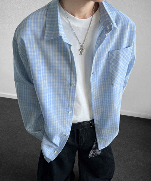 レトロチェック柄シャツ / 15711