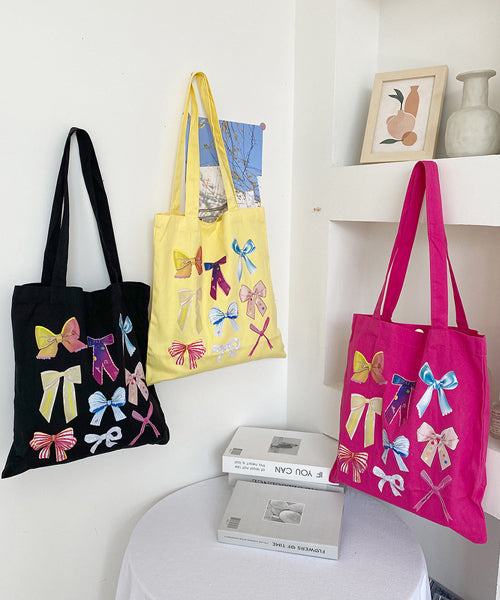 リボンプリントトートバッグ / 15748