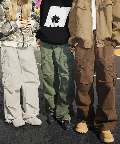 ギャザーワイドカーゴパンツ / 15543