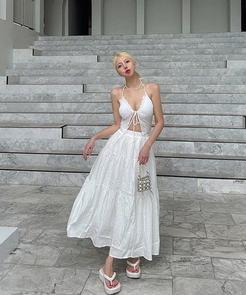 アイレットフリルビキニ 水着 / 15672