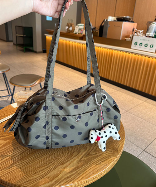 ドット柄ボストンバッグ / 15342