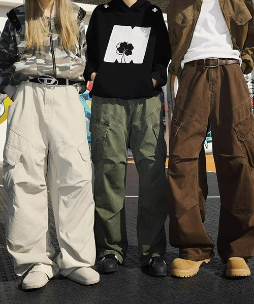 ギャザーワイドカーゴパンツ / 15543