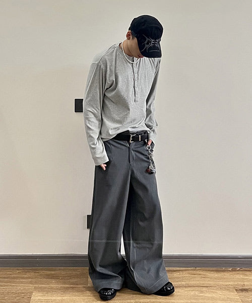 ヘンリーネックロンT / 15664