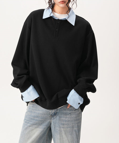 フェイクレイヤードスウェット / 15585