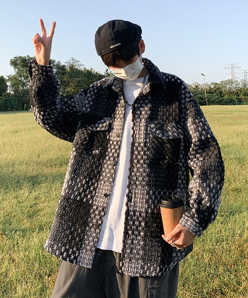 チェック柄シャツジャケット / 15596