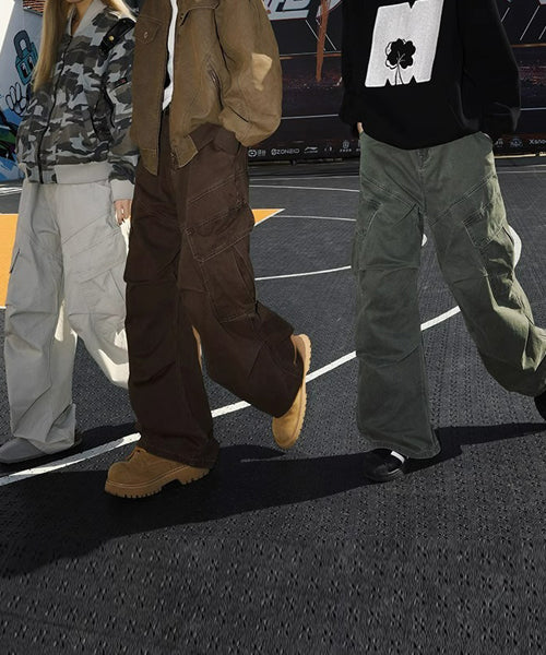 ギャザーワイドカーゴパンツ / 15543