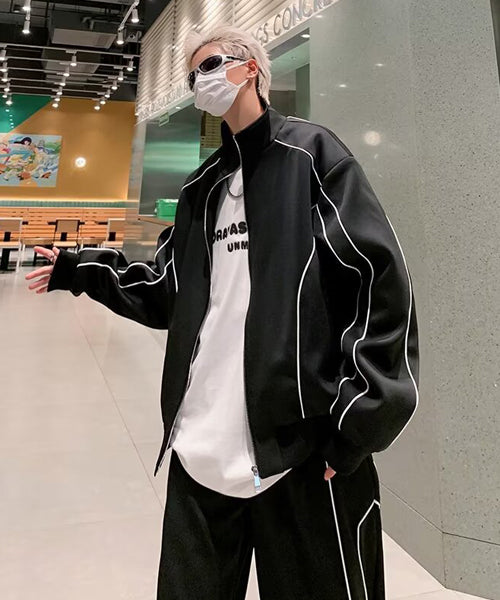 パイピングトラックジャケット＆パンツ セットアップ / 15546