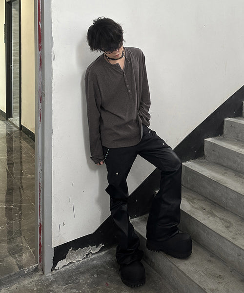 ヘンリーネックロンT / 15664