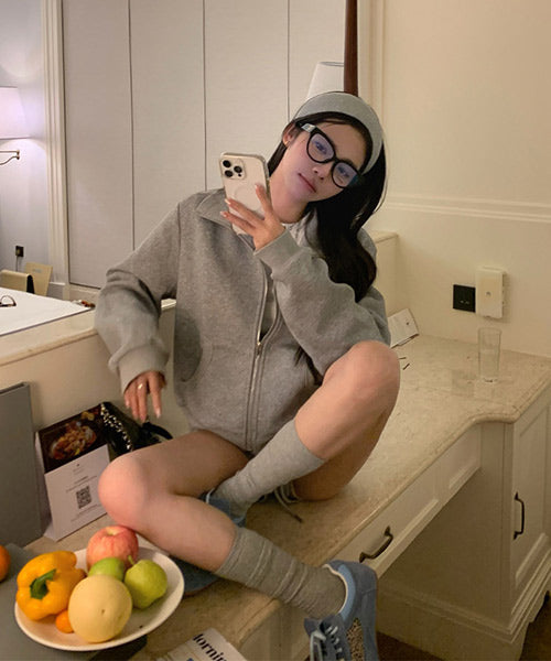 ジップアップスウェット＆ショートパンツ セットアップ / 15589