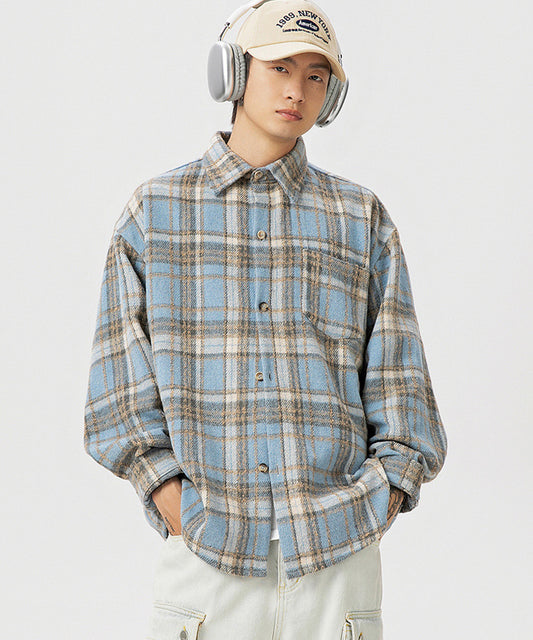 チェック柄シャツ/14044
