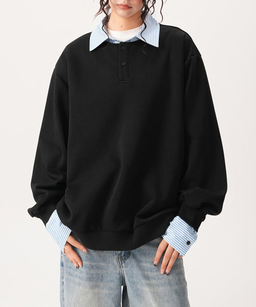 フェイクレイヤードスウェット / 15585