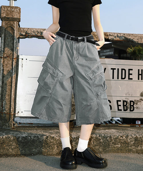 ワイドカーゴハーフパンツ / 15751