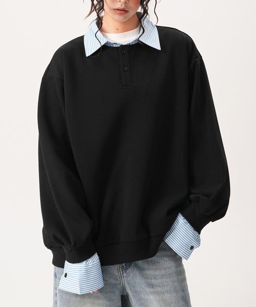 フェイクレイヤードスウェット / 15585