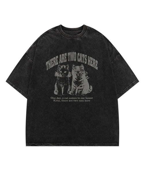 CATプリントTシャツ / 16045