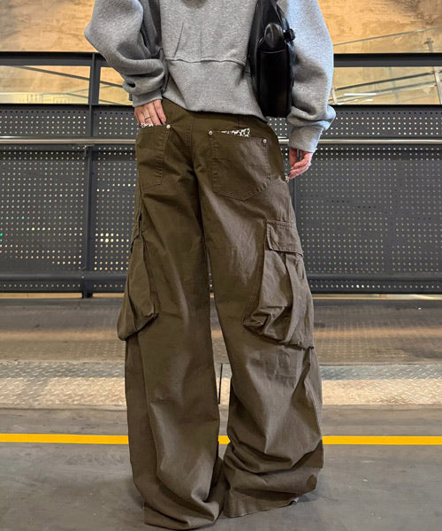 レオパード柄ポケットカーゴパンツ / 15565