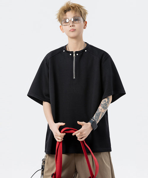 ハーフジップTシャツ / 15913