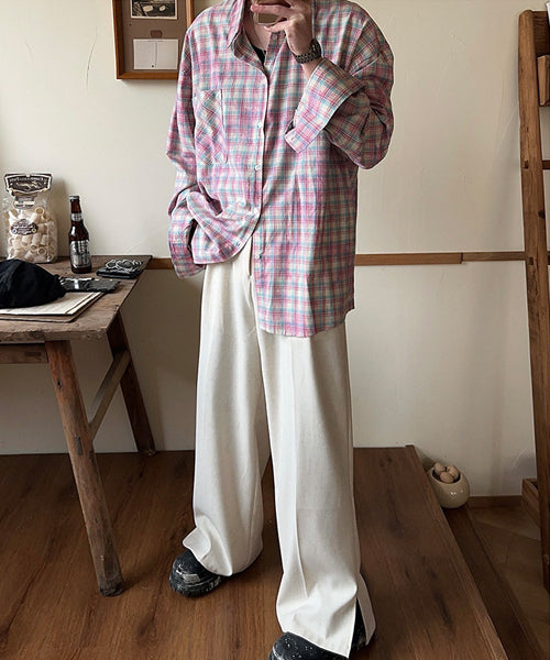 ユーズドライクチェック柄シャツ / 15659