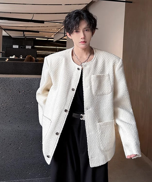 ツイードノーカラージャケット / 15550