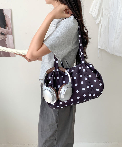 ドット柄ボストンバッグ / 15342