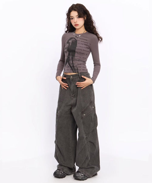 ルーズシルエットカーゴパンツ / 15423