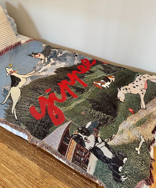 アニマル柄ラグ ブランケット / 15740