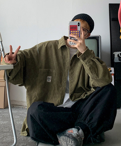 オーバーサイズコーデュロイシャツ / 15594