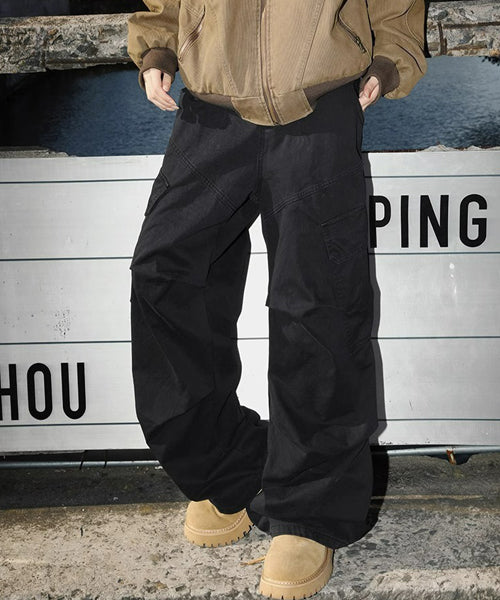 ギャザーワイドカーゴパンツ / 15543