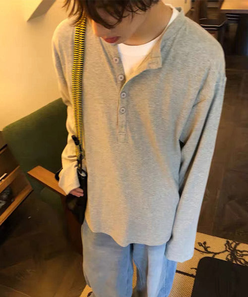 ヘンリーネックロンT / 15664