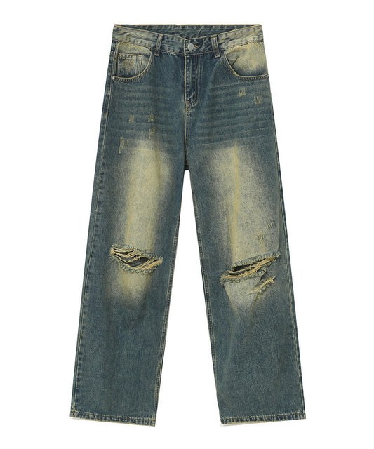 ワイドデニムパンツ/12972