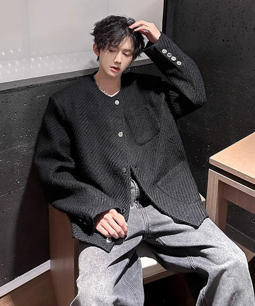 ツイードノーカラージャケット / 15550