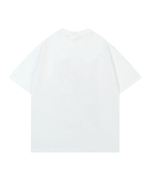 オーバーサイズクロスプリントTシャツ / 15830