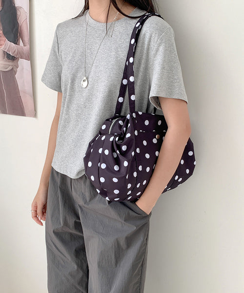 ドット柄ボストンバッグ / 15342