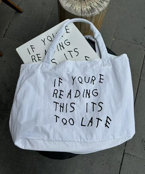 レタリングロゴビッグトートバッグ / 15738