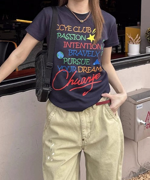 レタリングロゴTシャツ / 15805