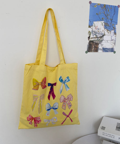 リボンプリントトートバッグ / 15748