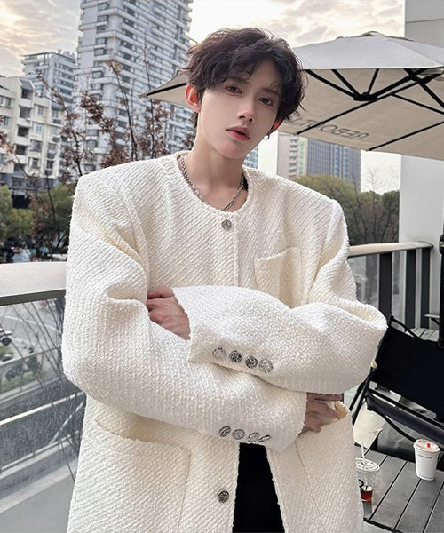 ツイードノーカラージャケット / 15550