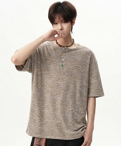 ヘンリーネックTシャツ / 16047