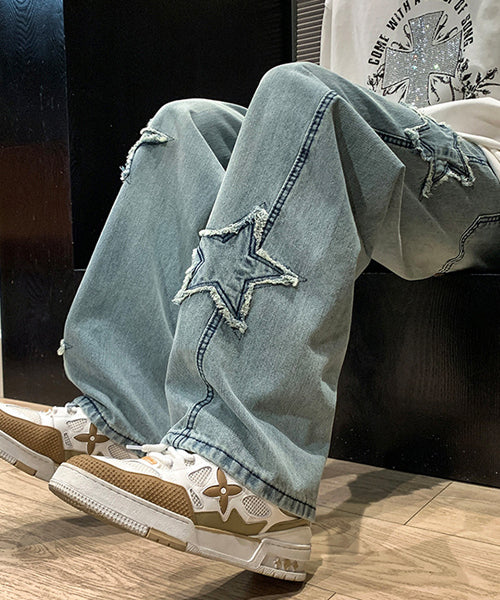 スターモチーフデニムパンツ / 15560