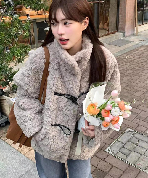 フェイクファーダッフルコート / 15410