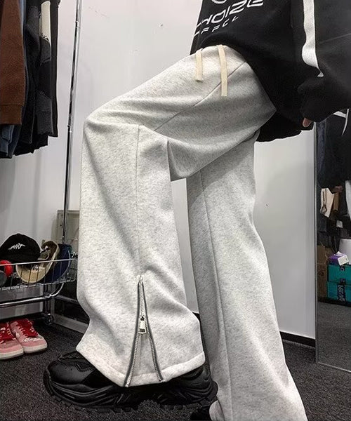 裾ジップスウェットパンツ / 16347