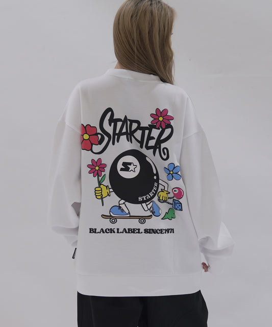 STARTER BLACK LABEL ダンボールニットトレーナー