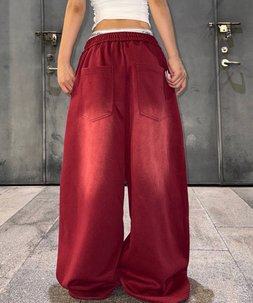 ダメージ加工スウェットパンツ / 15516